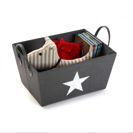 CESTA ESTRELLA GRIS CLARO