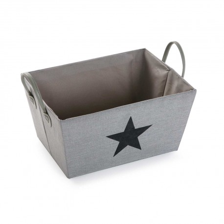 CESTA ESTRELLA GRIS OSCURA