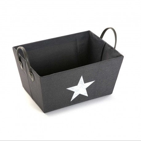 CESTA ESTRELLA GRIS CLARO