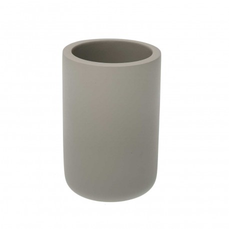 VASO CEPILLOS POLIRESINA GRIS