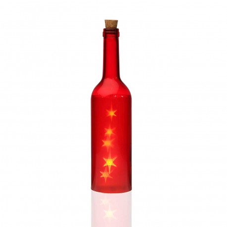 BOTELLA LED ROJA COSMO