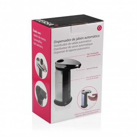 DISPENSADOR CON SENSOR NEGRO