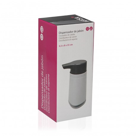 DISPENSADOR JABON  BLANCO/GRIS