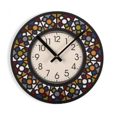 RELOJ MADERA URBANA 29CM
