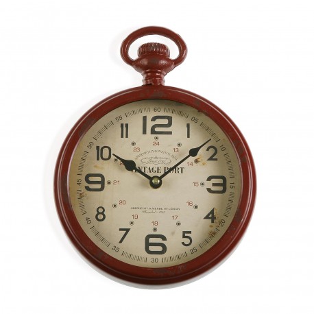 RELOJ PARED VINTAGE PORT 22CM