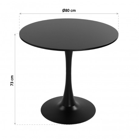 MESA COCINA NEGRA