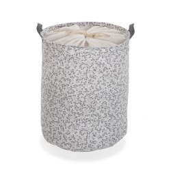 Tela Gris Claro Versa Cesto Ropa Estrella OSC 42x42x55 cm