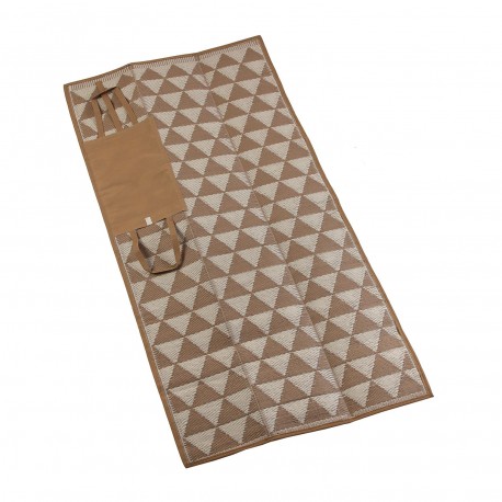 ALFOMBRA PICNIC BEIGE TRIANGU