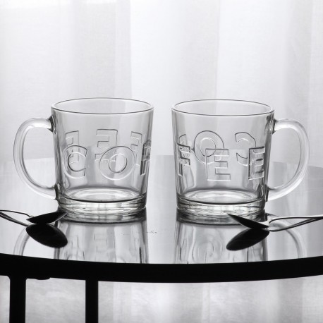 TAZA  CRISTAL 340 ML