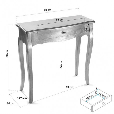 MESA ENTRADA SILVER CAGLIARI