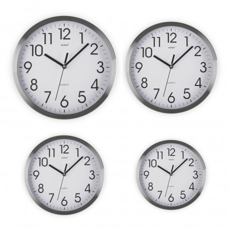 RELOJ ALUMINIO 25CM DIAMETRO