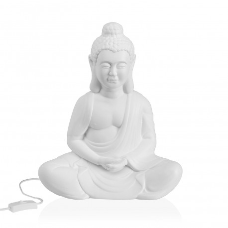 LAMPARA BUDHA PORCELANA