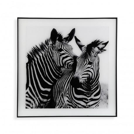 CUADRO CRISTAL ZEBRA 1