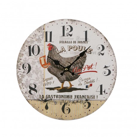 RELOJ GALLINA 28CM