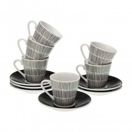 SET 6 TAZAS CAFE  NEW LINES