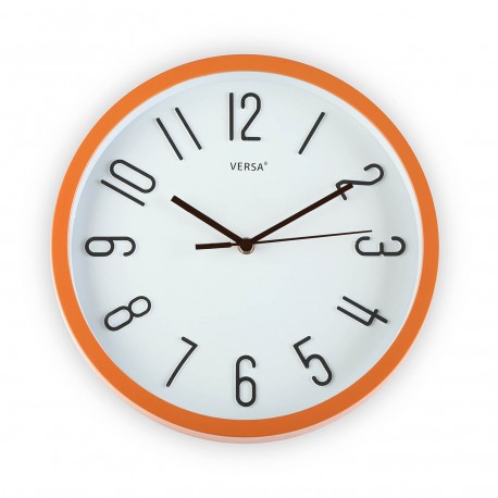 RELOJ DE PARED NARANJA DIA 30