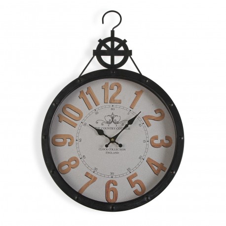 RELOJ PARED METAL CROWN