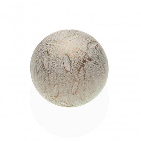 ESFERA DECO. BLANCO Y DORADO