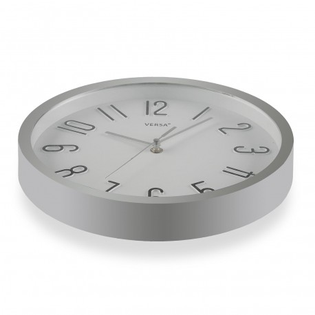 RELOJ DE PARED PLATEADO DIA 30