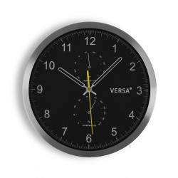 Reloj de Cocina Plástico QUO 30 cm - Plata