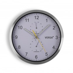 Reloj de Cocina Plástico QUO 30 cm - Plata