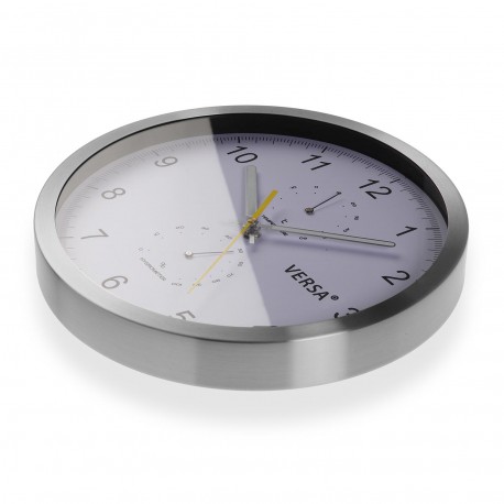 RELOJ ALUMINIO BLANCO 30 CM