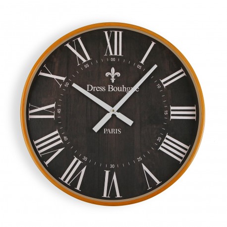 RELOJ PARED MADERA ROMAN 60 CM