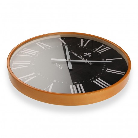 RELOJ PARED MADERA ROMAN 60 CM