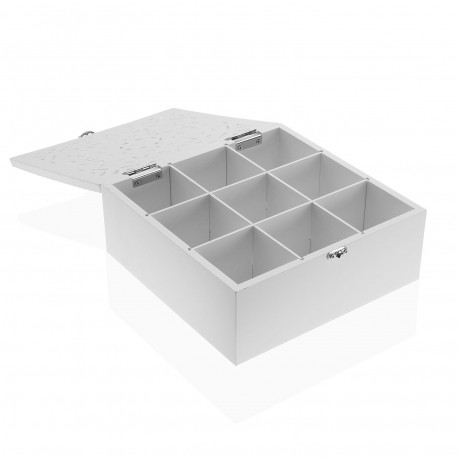 CAJA CUADRADA 9 COMPARTIMENTOS