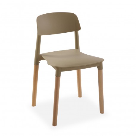 SILLA COCINA BEIGE