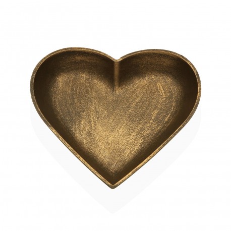 CENTRO DE MESA CORAZON GOLD