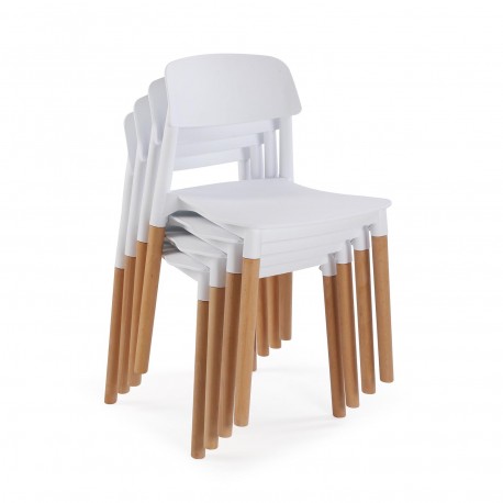 SILLA COCINA BLANCA