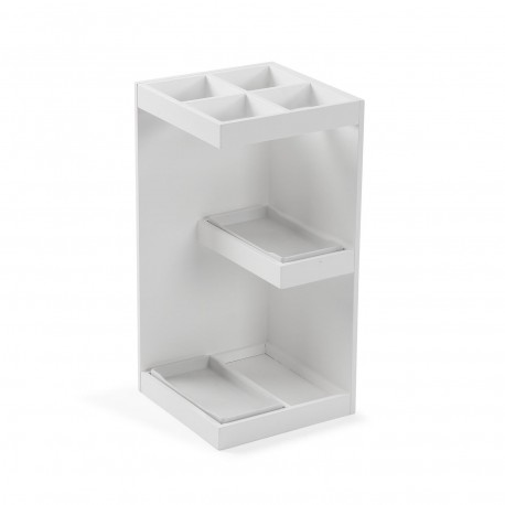 PARAGUERO DOBLE MADERA BLANCO