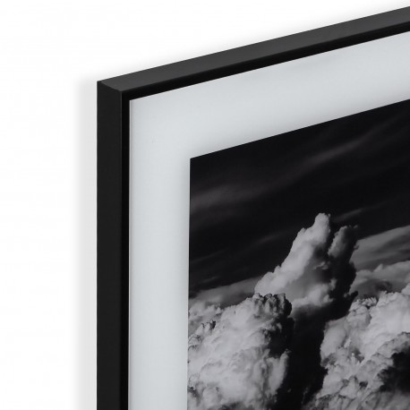 CUADRO CRISTAL NUBES 30X30