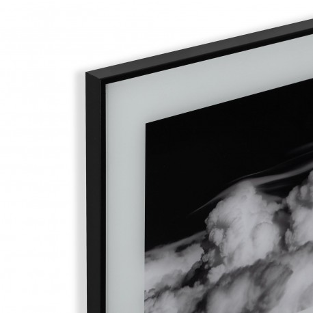 CUADRO CRISTAL NUBES 30X30