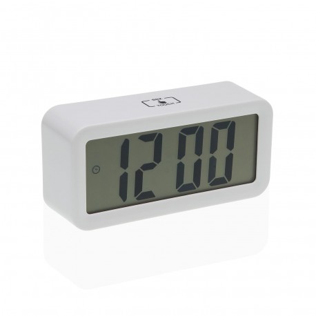 RELOJ DESPERTADOR BLANCO