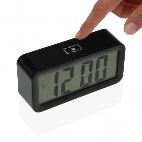 RELOJ DESPERTADOR NEGRO