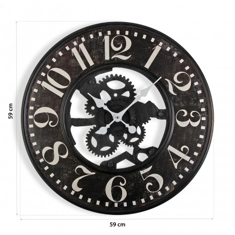 RELOJ PARED METAL 59CM