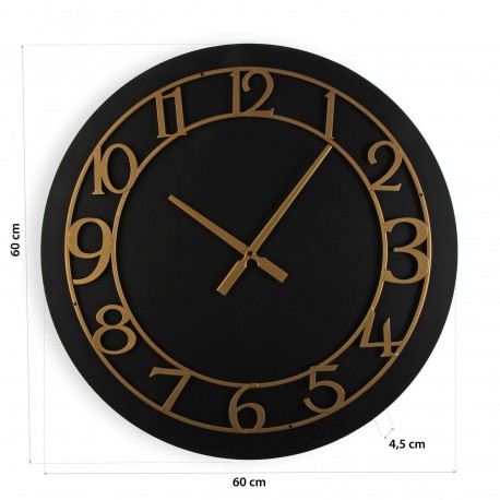 RELOJ PARED MADERA 60 CM