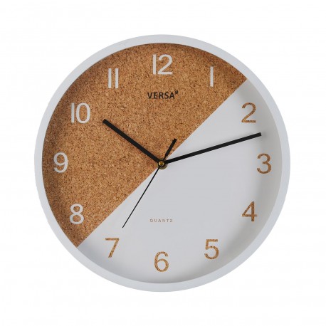 RELOJ COCINA BLANCO CORK 30 CM