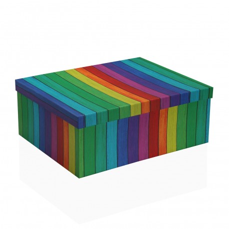 SET 15 CAJAS CARTON RAINBOW