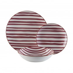 Vajilla 18 Piezas Porcelana Bridget Dinner Versa Home