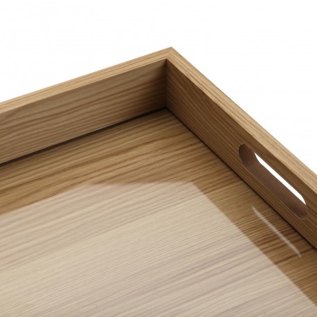 SET 3 BANDEJAS  MDF DARK 40 x 30