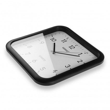 RELOJ SQUARE NEGRO 30 CM