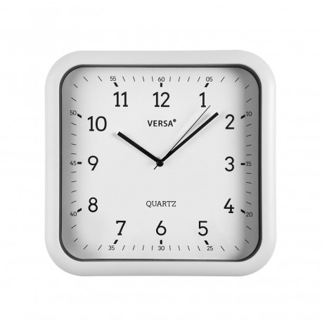 RELOJ SQUARE BLANCO 30 CM