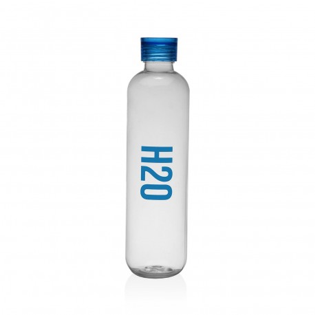 BOTELLA H2O 1 L. AZUL