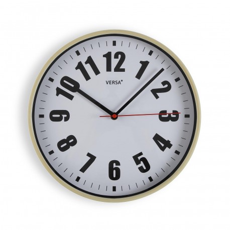 RELOJ DE PARED BLANCO 30 CM