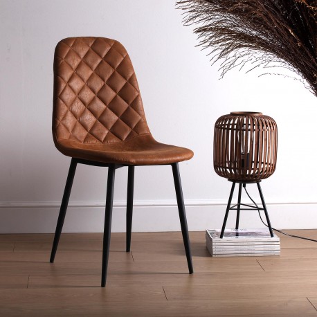 SILLA SERENA MARRON CLARO