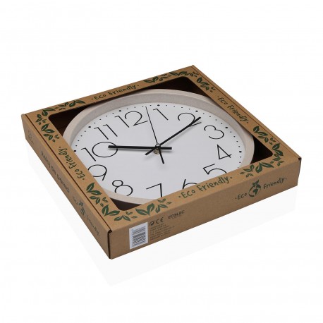 RELOJ ECO BEIGE 30CM