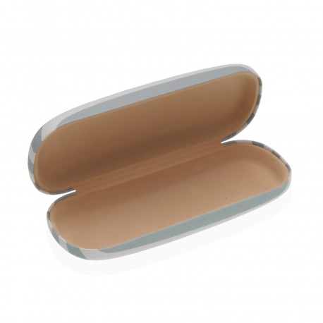 FUNDA GAFAS RAYAS GRISES